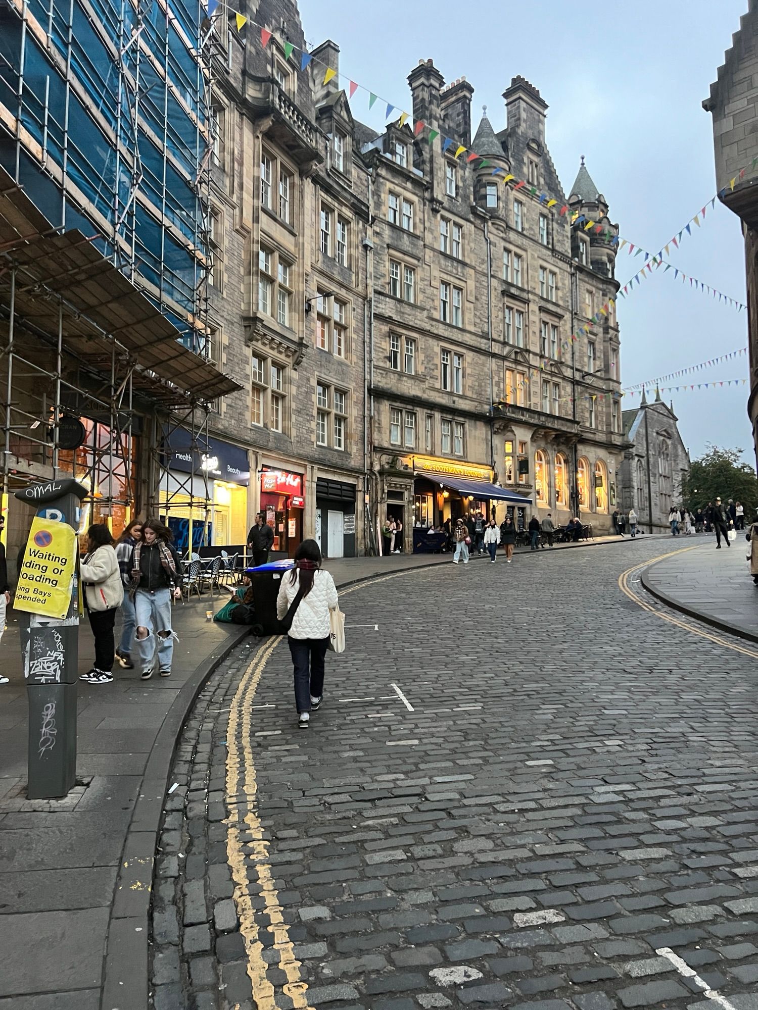 Lørdagskveld i Edinburgh