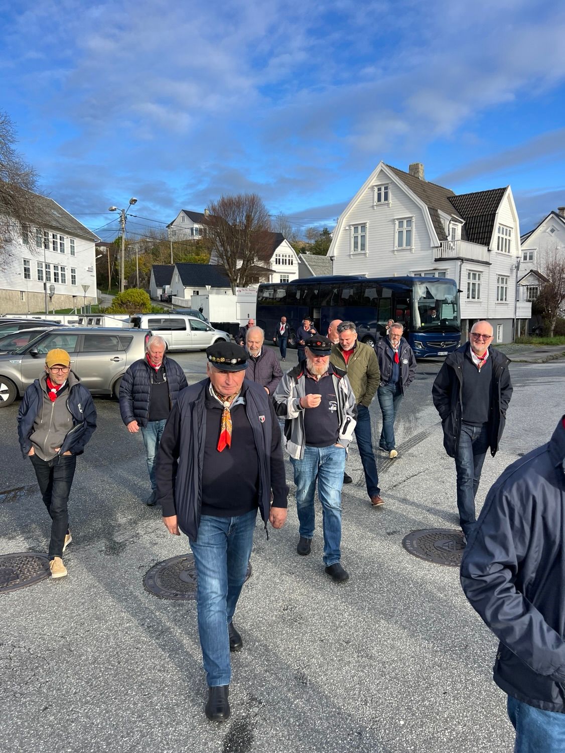 Langesund Mandssangforening på tur til Haugesund og Karmøy