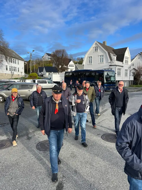 Langesund Mandssangforening på tur til Haugesund og Karmøy